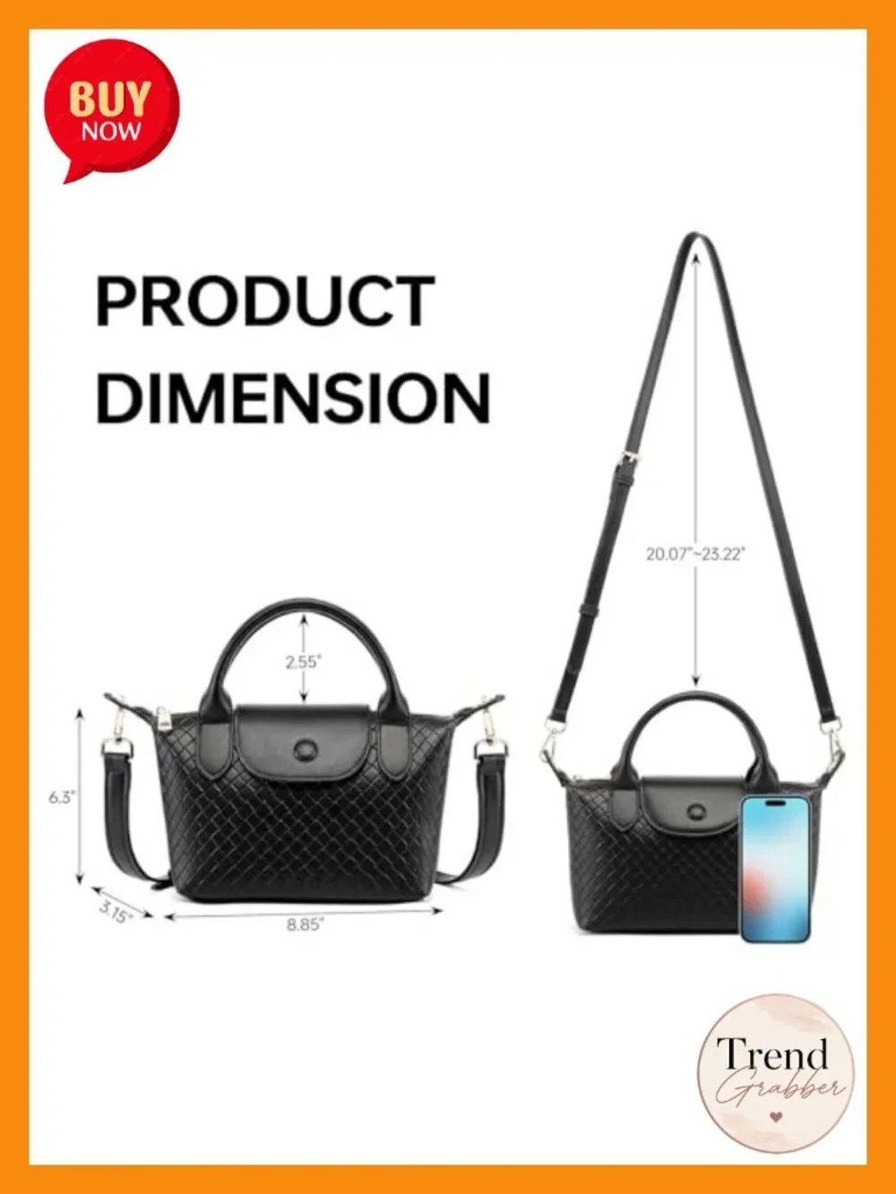 Small Vegan Leather Woven Handbag Crossbody Satchel Top Handle Purse